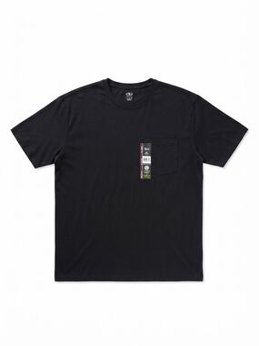 Athletic Works Black Short Sleeve Pocket Tee